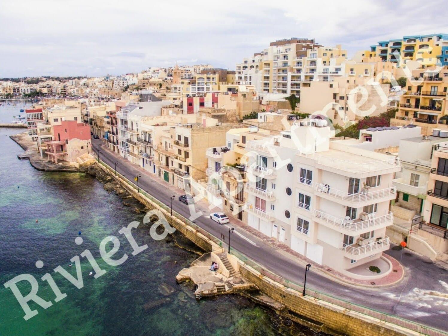 Riviera Holiday Apartments - Seafront - Wifi Marsaskala Kamer foto